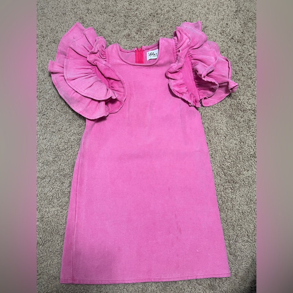 Lola + The Boys Pink Jean Dress